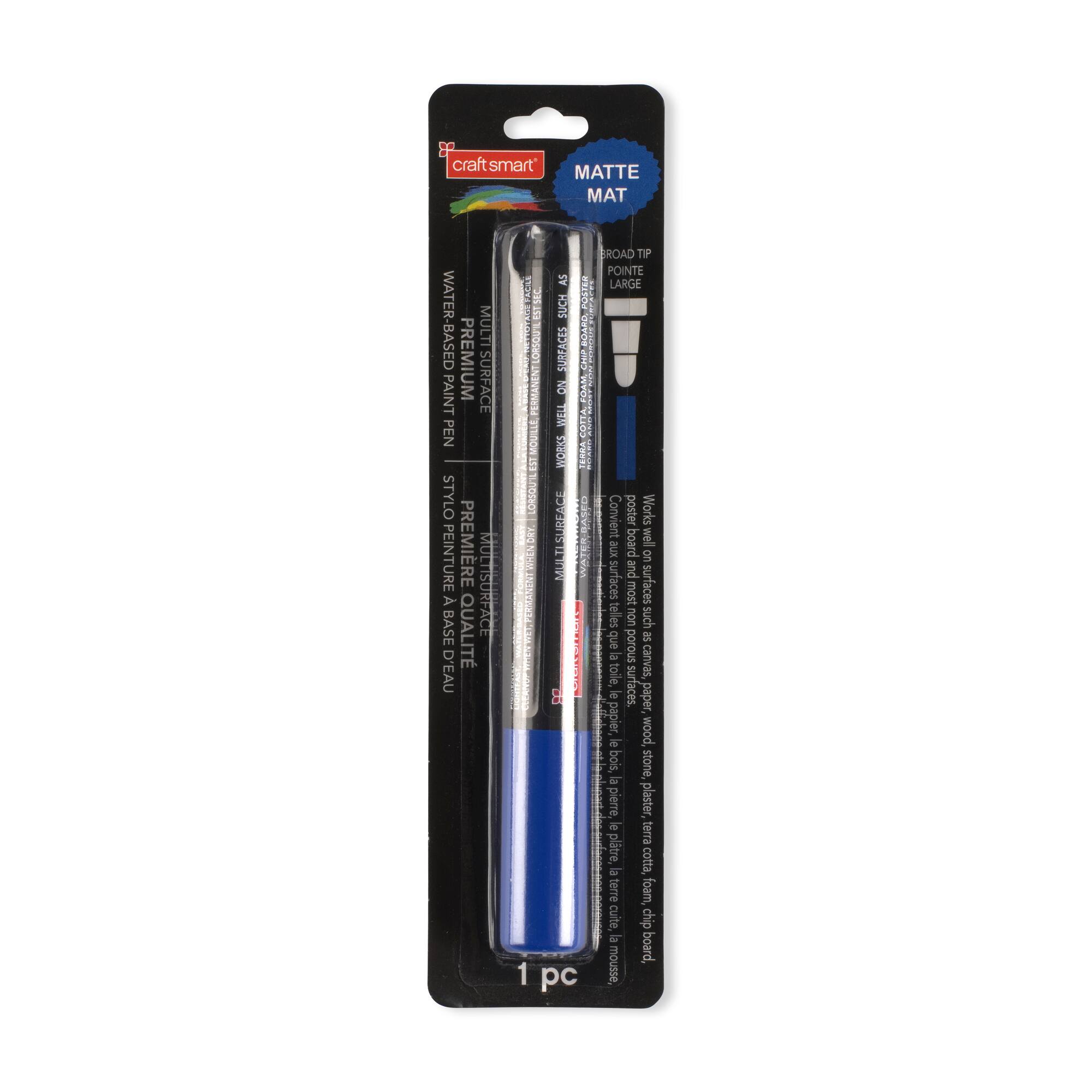 Premium Broad Tip Matte Water-Based Paint Pen by Craft Smart